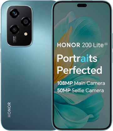 HONOR 200 Lite 5G 256GB/8GB – Cyan Lake – Dual SIM – Unlocked