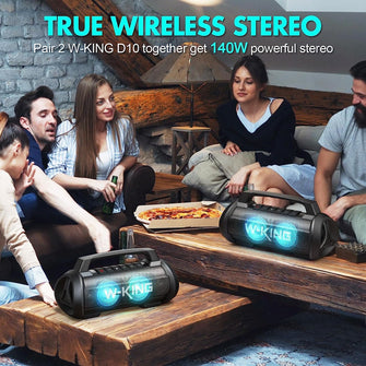 Buy W-king,W-KING Outdoor Portable Speaker Bluetooth Waterproof with Lights - 70W Loud Bluetooth Speaker Wireless - Gadcet.com | UK | London | Scotland | Wales| Ireland | Near Me | Cheap | Pay In 3 | Speakers