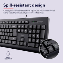 Buy Trust,Trust Taro Wired Keyboard – QWERTY UK Layout, Quiet Keys, Full-Size, Spill-Resistant, USB Plug and Play, Black - Gadcet UK | UK | London | Scotland | Wales| Near Me | Cheap | Pay In 3 | Keyboard & Mouse