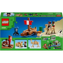 Buy LEGO,LEGO Minecraft The Pirate Ship Voyage Boat Toy Playset 21259 - Gadcet UK | UK | London | Scotland | Wales| Near Me | Cheap | Pay In 3 | Building Toys