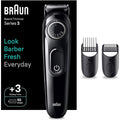 Buy Braun,Braun Beard Trimmer Series 3 3410, Electric Beard Trimmer for Men, Incl. Ultra-Sharp Blade, 40 Length Settings, Styling Tools, Rechargeable 50-min Cordless Runtime & Washable - Gadcet  | UK | London | Scotland | Wales| Near Me | Cheap | Pay In 3 | Hair Clippers & Trimmers