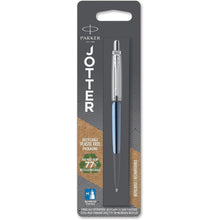 Buy Parker,Parker Jotter Ballpoint Pen: Waterloo Blue with Chrome Trim | Medium Blue Ink - Gadcet UK | UK | London | Scotland | Wales| Near Me | Cheap | Pay In 3 | Ballpoint Pens