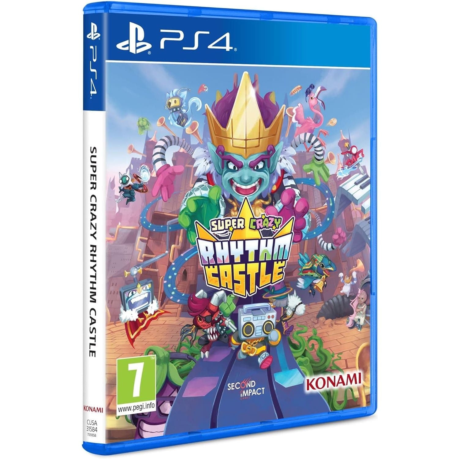 Buy PlayStation,Super Crazy Rhythm Castle - PS4 - Gadcet  | UK | London | Scotland | Wales| Near Me | Cheap | Pay In 3 | Video Game Software