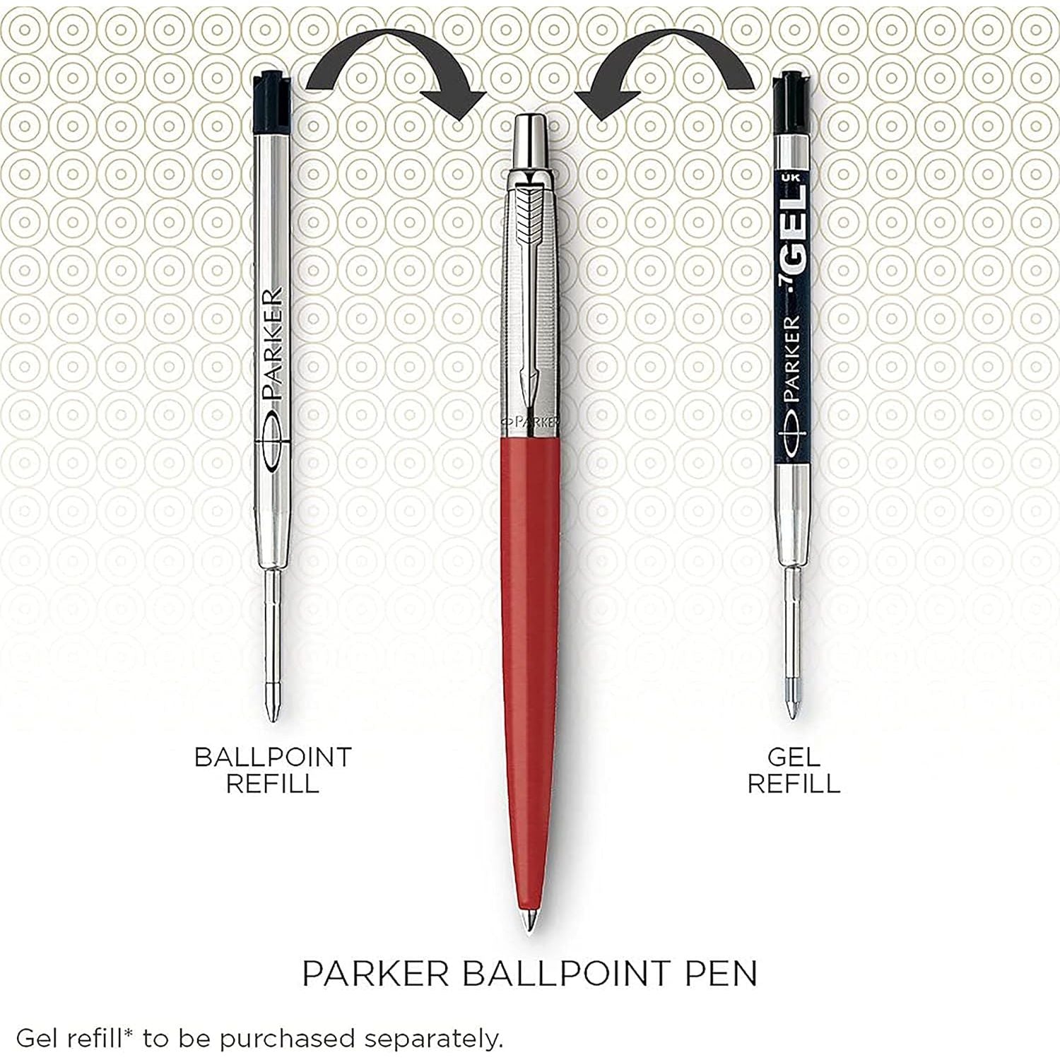 Buy Parker,Parker Jotter Ballpoint Pen: Bond Street Black with Chrome Trim | Medium Blue Ink - Gadcet UK | UK | London | Scotland | Wales| Near Me | Cheap | Pay In 3 | Ballpoint Pens