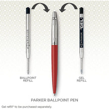 Buy Parker,Parker Jotter Ballpoint Pen: Bond Street Black with Chrome Trim | Medium Blue Ink - Gadcet UK | UK | London | Scotland | Wales| Near Me | Cheap | Pay In 3 | Ballpoint Pens
