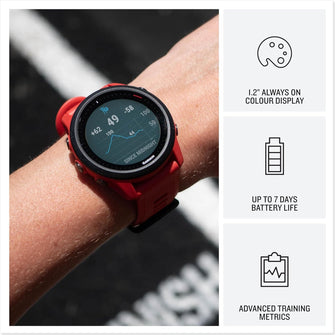 Buy Garmin,Garmin Forerunner 745 Lightweight GPS Running and Triathlon Smartwatch, Multisport Profile, Advanced Training Features, Music Storage, Safety and Tracking Features , Up to 7 days Battery Life, Red - Gadcet UK | UK | London | Scotland | Wales| Near Me | Cheap | Pay In 3 | Watch