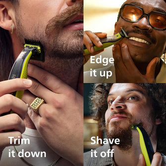 Buy Philips,Philips OneBlade 360 Hybrid Face - Electric Beard Trimmer and Shaver, with 360 Blade Innovation, 2X 360 Blade for face, 5in1 Adjustable Comb, (Model QP2734/30) - Gadcet UK | UK | London | Scotland | Wales| Ireland | Near Me | Cheap | Pay In 3 | Health & Beauty
