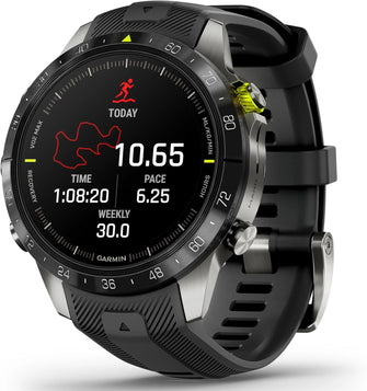 Buy Garmin,Garmin MARQ Athlete Gen 2 - 46mm Titanium Case, Black Bezel, Rubber Strap - Gadcet UK | UK | London | Scotland | Wales| Near Me | Cheap | Pay In 3 | Smart Watches