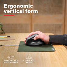 Buy Trust,Trust Yuno Ergonomic Wired Vertical Mouse – Right-Handed, 1.5m USB Cable, 800-2400 DPI, Optical Sensor, 6 Buttons, 60% Recycled Plastic – Black - Gadcet UK | UK | London | Scotland | Wales| Near Me | Cheap | Pay In 3 | Keyboard & Mouse