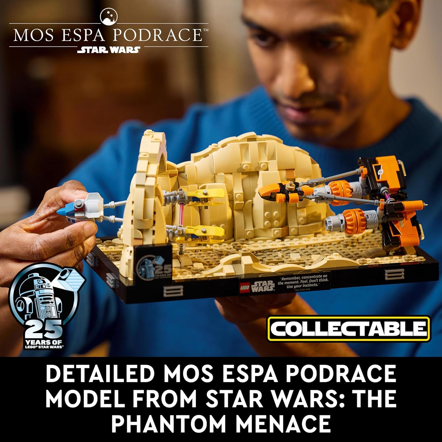 Buy LEGO,LEGO Star Wars Mos Espa Podrace Diorama Set 75380 – The Phantom Menace Podracer Model Kit for Adults, Features Anakin Skywalker’s Podracer, Collectible Gift Idea - Gadcet UK | UK | London | Scotland | Wales| Near Me | Cheap | Pay In 3 | Toys & Games