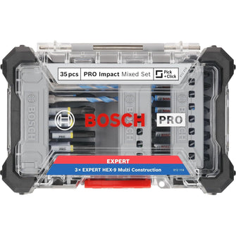 Buy Bosch,Bosch Professional 35-Piece Pick & Click Drill Bit Set with Universal Holder for Impact Drivers - Gadcet UK | UK | London | Scotland | Wales| Near Me | Cheap | Pay In 3 | Power Tool