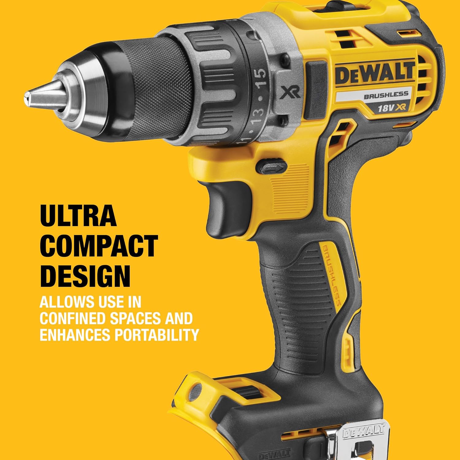 Buy DEWALT,DEWALT DCD791NT-XJ 18V XR Brushless Drill Driver – Compact Cordless Drill (Tool Only) - Gadcet UK | UK | London | Scotland | Wales| Near Me | Cheap | Pay In 3 | Rotary Drills