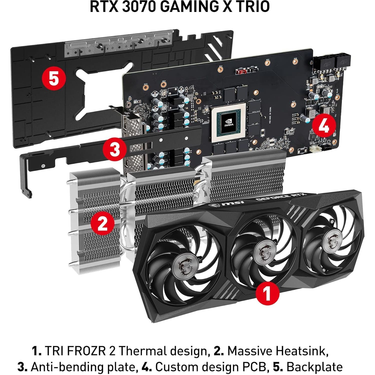 Buy MSI,MSI GeForce RTX 3070 GAMING X TRIO Graphics Card - 8GB GDDR6, 1830 MHz, PCIe 4.0, HDMI 2.1, 3x DisplayPort 1.4a - Gadcet UK | UK | London | Scotland | Wales| Near Me | Cheap | Pay In 3 | Video Cards & Adapters