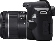 Canon EOS 250D + Canon EF-s 18-55mm f/4-5.6 IS STM Lens - Black