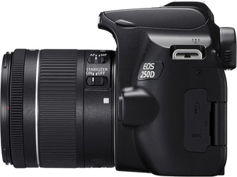 Canon EOS 250D + Canon EF-s 18-55mm f/4-5.6 IS STM Lens - Black