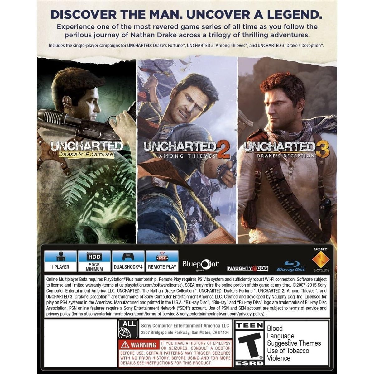 Buy PlayStation,Uncharted: The Nathan Drake Collection - PS4 Game - Gadcet UK | UK | London | Scotland | Wales| Near Me | Cheap | Pay In 3 | Video Game Software