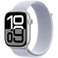 Buy Apple,Apple Watch Series 10 GPS 46mm Silver Aluminium Case with Blue Cloud Sport Loop - One Size - Gadcet UK | UK | London | Scotland | Wales| Near Me | Cheap | Pay In 3 | Smart Watches