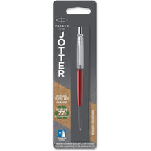 Buy Parker,Parker Jotter Ballpoint Pen: Kensington Red with Chrome Trim | Medium Blue Ink - Gadcet UK | UK | London | Scotland | Wales| Near Me | Cheap | Pay In 3 | Ballpoint Pens