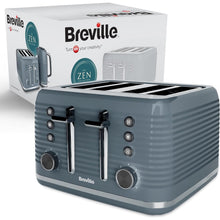 Buy BREVILLE,Breville Zen 4-Slice Grey Toaster with High Lift & Wide Slots | Grey & Silver Chrome [VTR027] - Gadcet UK | UK | London | Scotland | Wales| Near Me | Cheap | Pay In 3 | Toaster