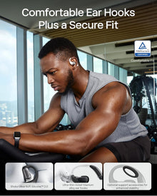 SHOKZ OpenFit Pro Wireless Bluetooth Noise-Cancelling Earbuds – Black