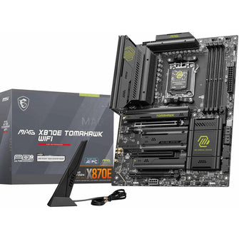 MSI MAG X870E TOMAHAWK WIFI Motherboard (ATX) – Supports AMD Ryzen 9000 / 8000 / 7000 Series Processors, DDR5, PCIe 5.0, Wi-Fi 7, 5G LAN