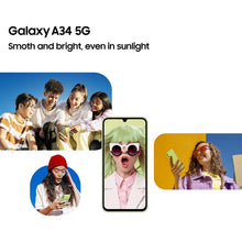 Samsung,Samsung Galaxy A34 5G 8GB RAM, 128GB Storage, Dual Sim, Awesome Violet - Unlocked - International Model - Gadcet.com