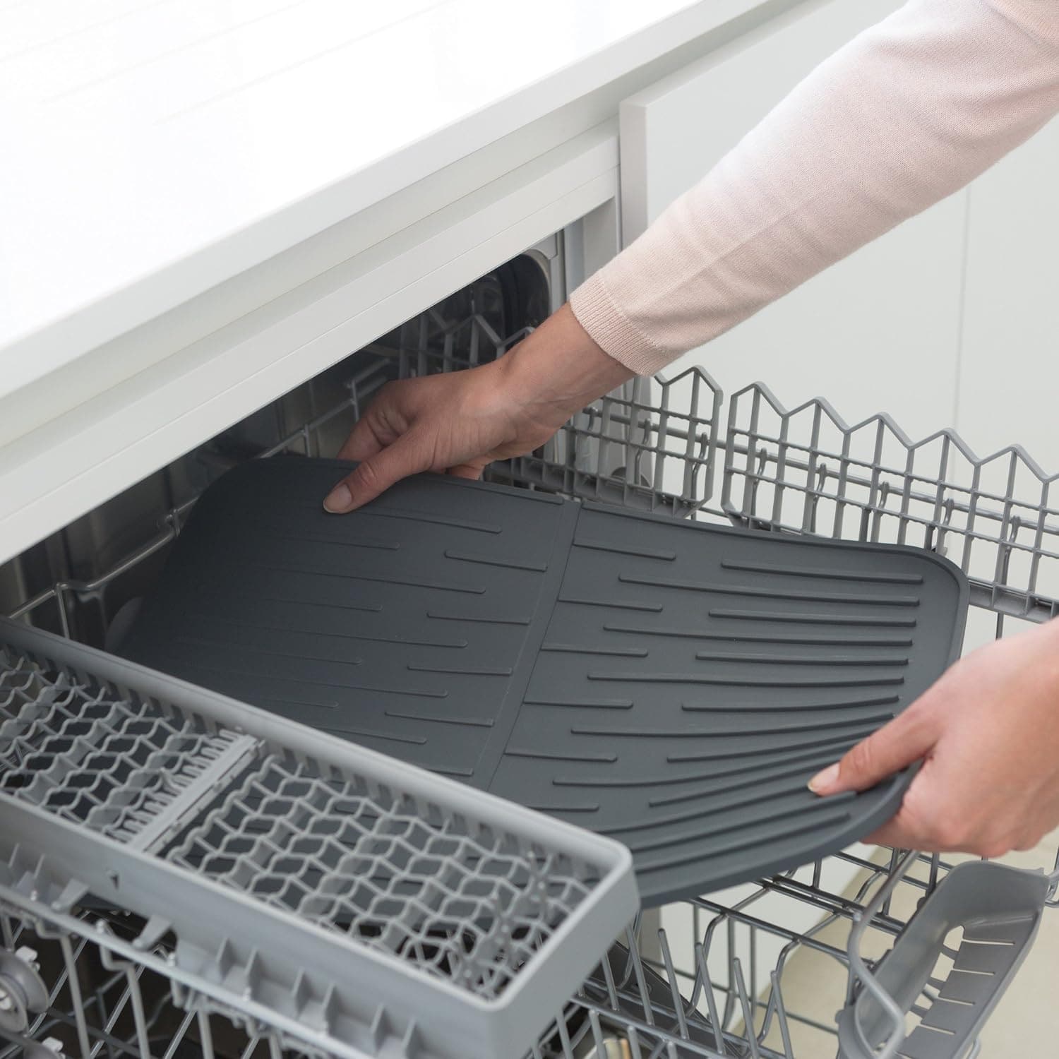 Buy Gadcet UK,Brabantia Silicone Dish Drying Mat, Steel, Dark Grey, 43.8 x 32.5 x 0.9 cm - Gadcet UK | UK | London | Scotland | Wales| Ireland | Near Me | Cheap | Pay In 3 | Kitchen & Dining