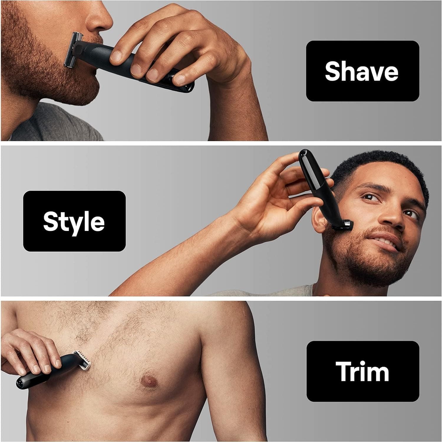 Buy Braun,Braun Series XT3 One Blade Hybrid Beard & Stubble Trimmer, Electric Shaver for Men, Body Groomer for Manscaping, Gifts For Men, XT3200 - Black Razor - Gadcet UK | UK | London | Scotland | Wales| Ireland | Near Me | Cheap | Pay In 3 | Personal Care