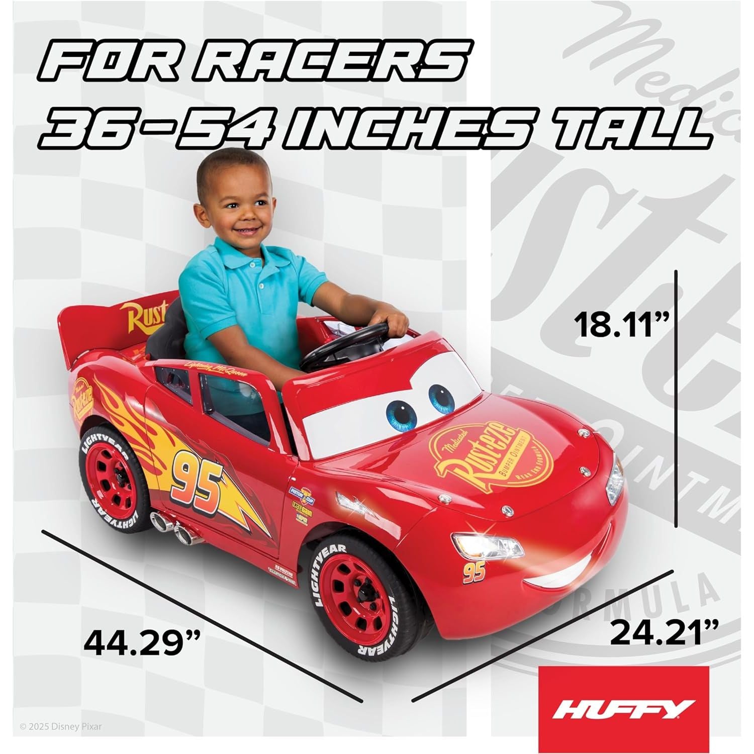 Buy Huffy,Huffy Disney Cars Lightning McQueen 6V Electric Ride-On – The Ultimate Racing Experience for Young Champions - Gadcet UK | UK | London | Scotland | Wales| Near Me | Cheap | Pay In 3 | Electric Riding Vehicles