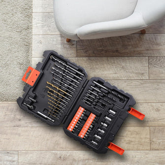 Buy Black+Decker,Black + Decker A7188 50-Piece Drill and Screwdriver Bit Set - Gadcet UK | UK | London | Scotland | Wales| Near Me | Cheap | Pay In 3 | Tools