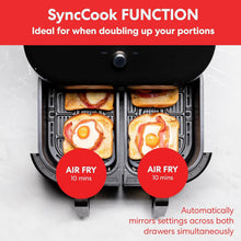 Buy Instant,Instant Vortex Clear Cook 7.6L Dual Air Fryer - Black - Gadcet UK | UK | London | Scotland | Wales| Near Me | Cheap | Pay In 3 | Small Kitchen Appliances