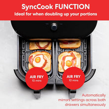 Buy Instant,Instant Vortex Clear Cook 7.6L Dual Air Fryer - Black - Gadcet UK | UK | London | Scotland | Wales| Near Me | Cheap | Pay In 3 | Small Kitchen Appliances