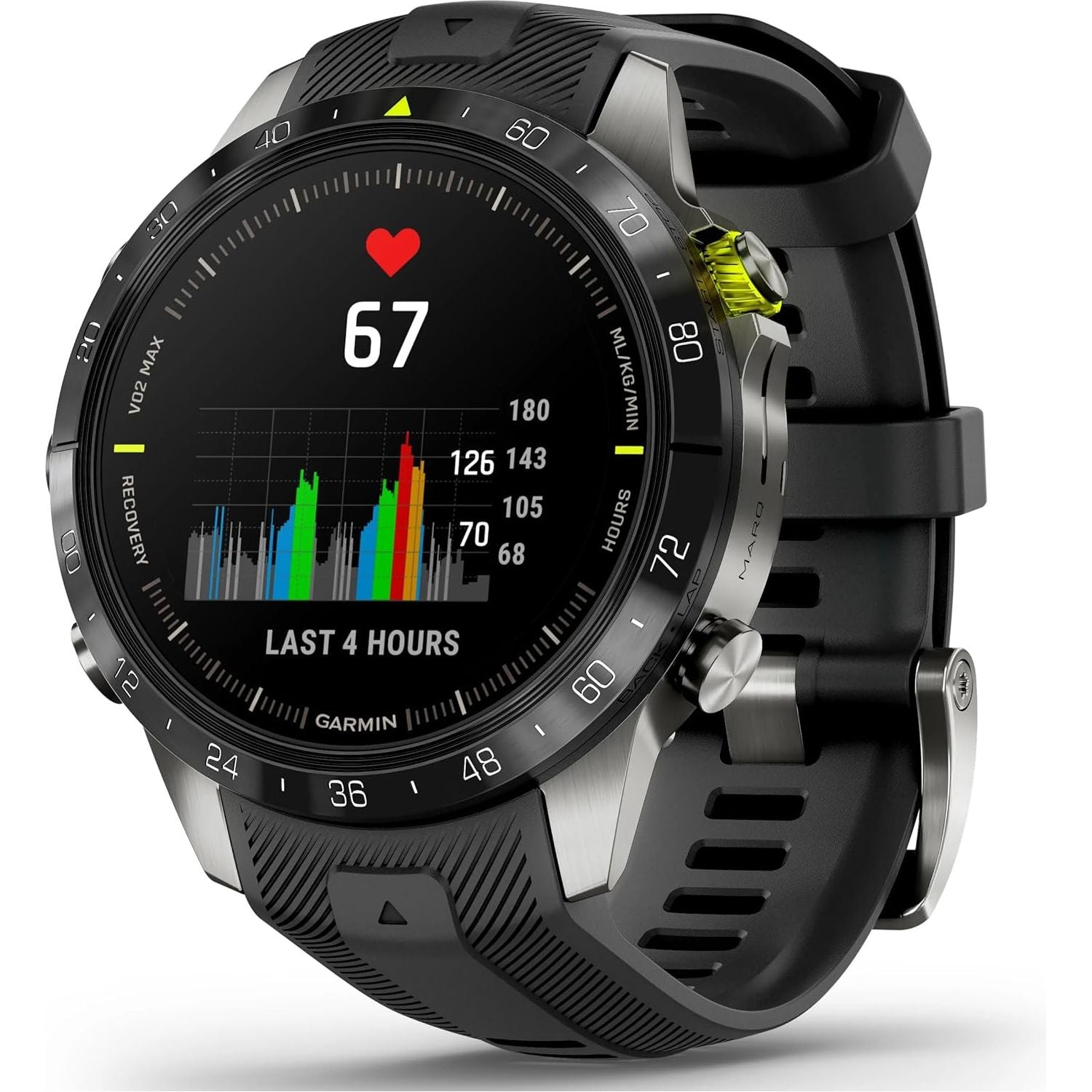 Buy Garmin,Garmin MARQ Athlete Gen 2 - 46mm Titanium Case, Black Bezel, Rubber Strap - Gadcet UK | UK | London | Scotland | Wales| Near Me | Cheap | Pay In 3 | Smart Watches