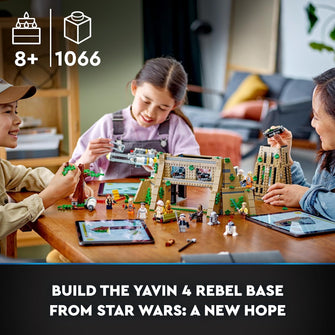 LEGO Star Wars: A New Hope Yavin 4 Rebel Base Set with 10 Minifigures including Luke Skywalker, Princess Leia, Chewbacca, plus 2 Droid Figures, Y-Wing Starfighter and Command Room 75365 - 3