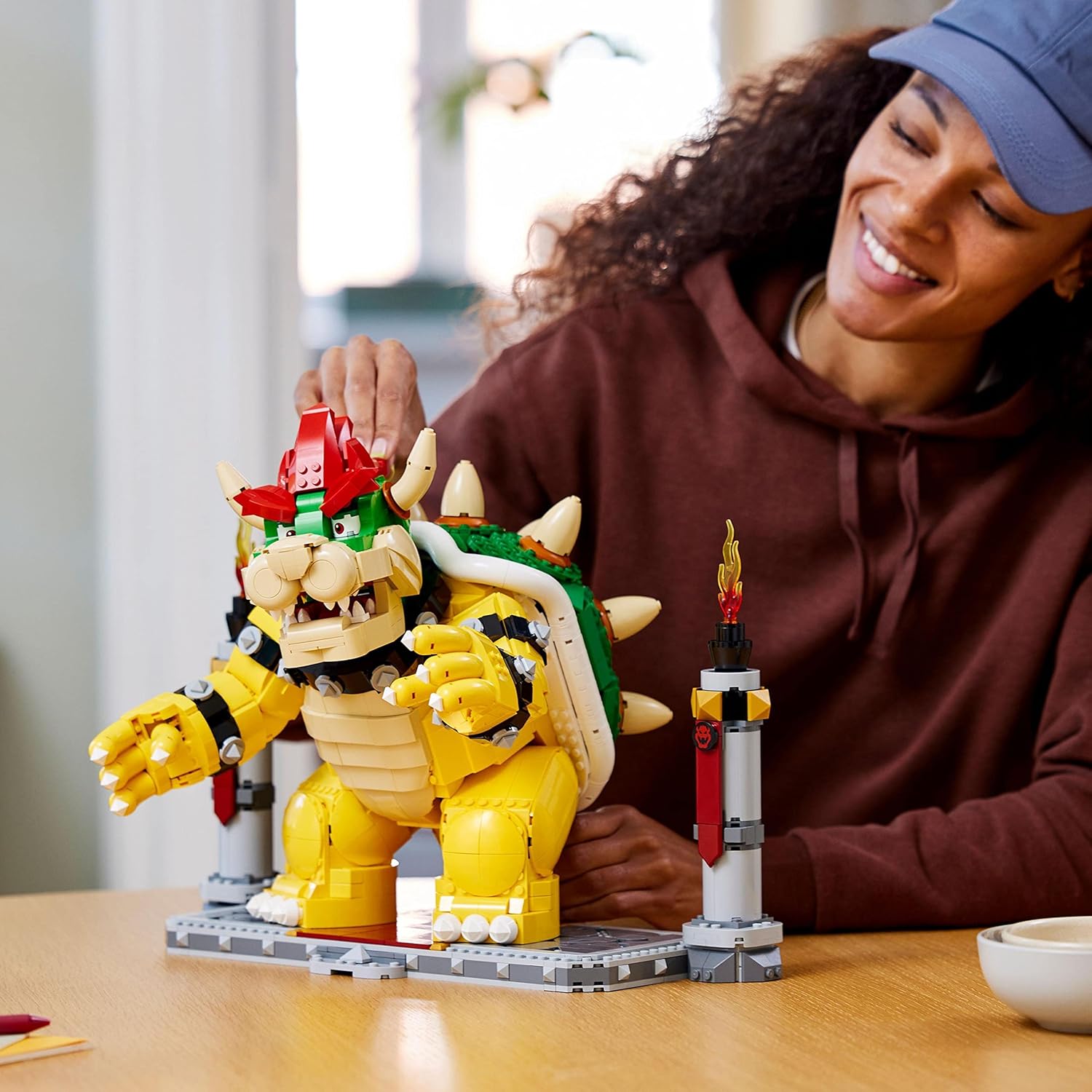 Buy LEGO,LEGO Super Mario The Mighty Bowser, 3D Model Building Kit, Collectible Posable Character Figure with Battle Platform, Memorabilia Gift Idea Set for Adults and Teens 71411 - Gadcet UK | UK | London | Scotland | Wales| Near Me | Cheap | Pay In 3 | Construction Set Toys