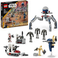 Buy LEGO,LEGO Star Wars Clone Trooper & Battle Droid Battle Pack Building Toys for Kids with Speeder Bike Vehicle, 4 Minifigures and 5 Figures, Gifts for Boys and Girls Aged 7 Plus Years Old 75372 - Gadcet UK | UK | London | Scotland | Wales| Near Me | Cheap | Pay In 3 | Toys & Games