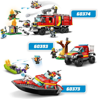 Buy LEGO,LEGO 60373 City Fire Rescue Boat Toy, Floats on Water, with Jetpack, Dinghy and 3 Minifigures, Everyday Hero Toys for Boys and Girls Aged 5+, Gift Idea - Gadcet UK | UK | London | Scotland | Wales| Near Me | Cheap | Pay In 3 | Toy Boats
