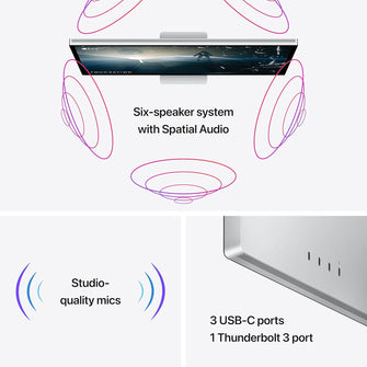 Buy Apple,Apple Studio Display 27" 5K Retina with Tilt & Height Adjustable Stand, Nano-Texture Glass - Silver - Gadcet UK | UK | London | Scotland | Wales| Near Me | Cheap | Pay In 3 | Computer Monitors
