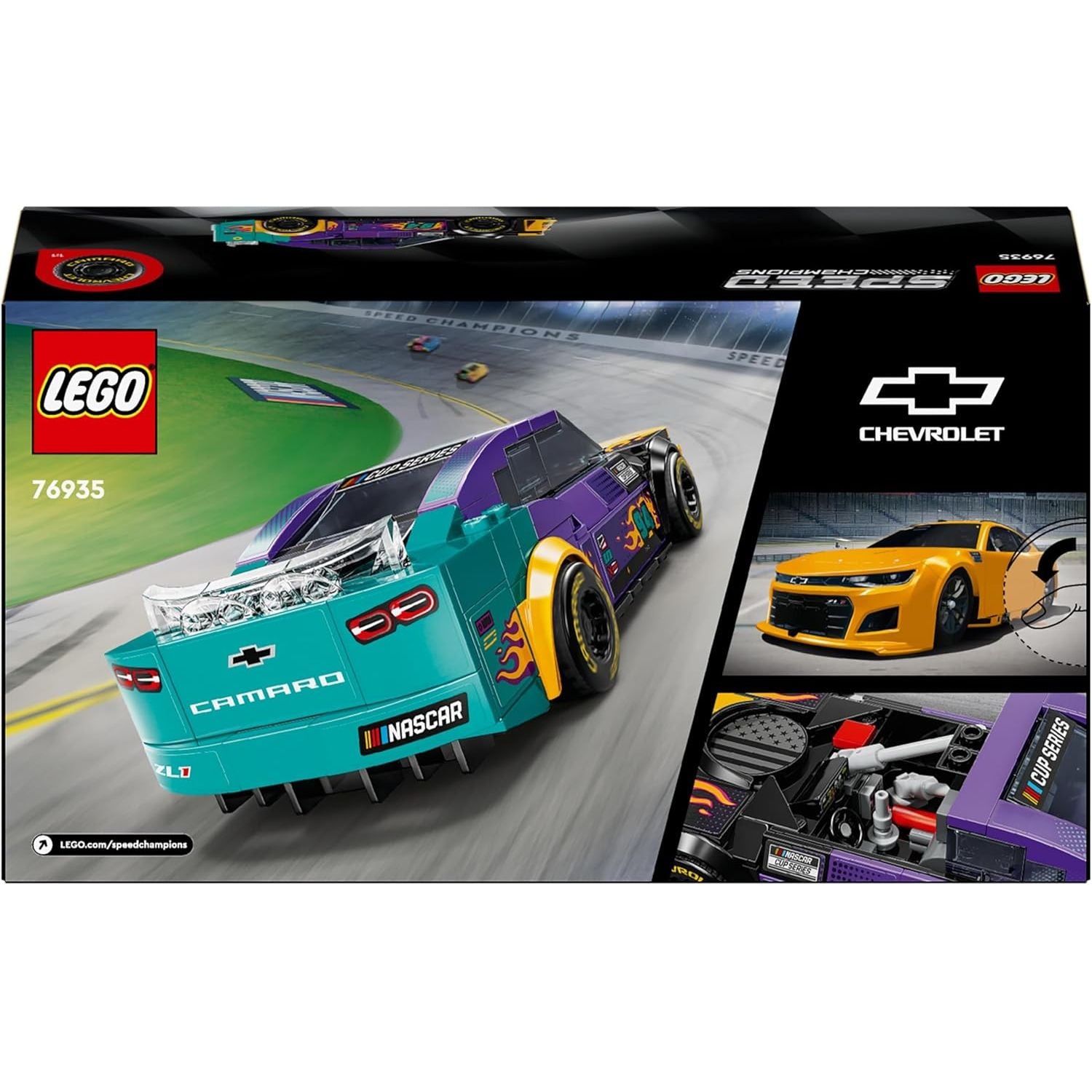 Buy Lego,LEGO Speed Champions NASCAR Next Gen Chevrolet Camaro ZL1 Race Car Toy - Vehicle Playset for 9+ Year Old Boys & Girls, Kids' Bedroom Decoration, Birthday Gift Idea - 76935 - Gadcet UK | UK | London | Scotland | Wales| Near Me | Cheap | Pay In 3 | Building Toys
