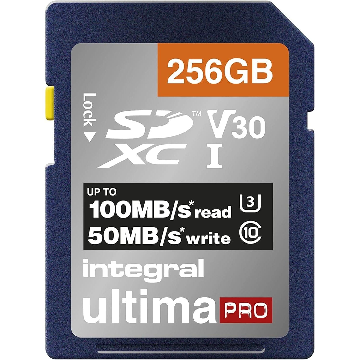 Buy Integral,Integral 256GB SD Card 4K Ultra-HD Video Premium High Speed Memory Card SDXC Up to 100MB/s SDXC V30 UHS-I U3 Class 10 SD Memory Card - Gadcet UK | UK | London | Scotland | Wales| Near Me | Cheap | Pay In 3 | Flash Memory Cards
