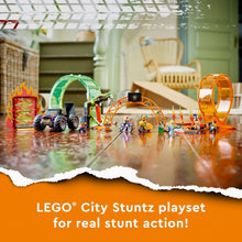Buy LEGO,LEGO City Stuntz Double Loop Stunt Arena (60339) – Monster Truck Playset with Motorcycles, Ramp & 7 Minifigures, Age 7+ - Gadcet UK | UK | London | Scotland | Wales| Near Me | Cheap | Pay In 3 | Construction Set Toys