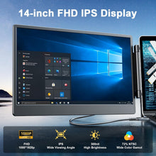 Buy Laptomo,Laptomo 14" Dual Screen Laptop Monitor Extender - 1080P FHD IPS Portable Screen for 13-17.3" Laptops, Compatible with Windows, Mac, Android, PS5 - Black - Gadcet UK | UK | London | Scotland | Wales| Near Me | Cheap | Pay In 3 | Computer Monitor Accessories