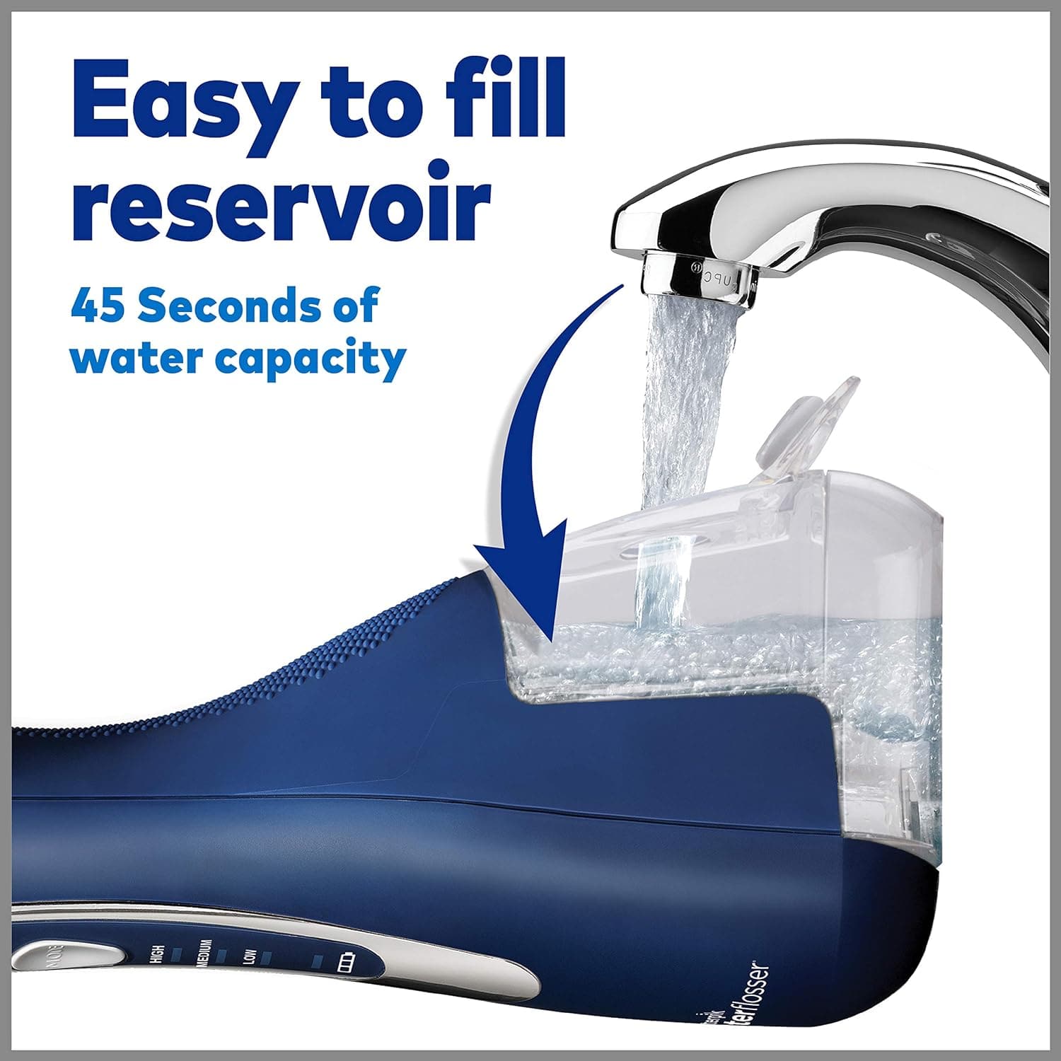 Buy Waterpik,Waterpik Cordless Advanced Water Flosser, 3 Pressure Settings, USB Charger, Blue, WP-583UK - Gadcet UK | UK | London | Scotland | Wales| Near Me | Cheap | Pay In 3 | Dental Water Jets