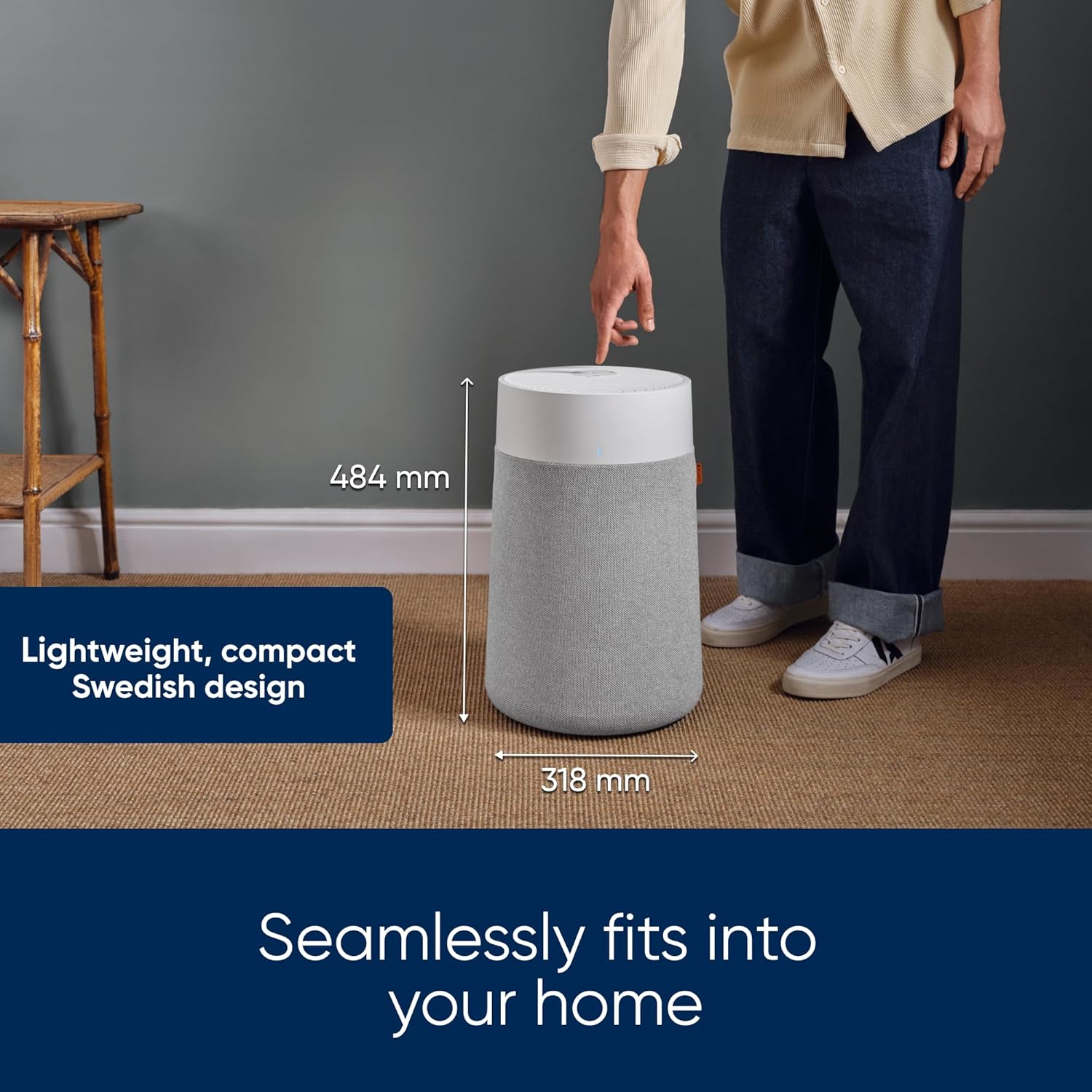 Buy Blueair,Blueair Blue Max 3350i Smart WiFi Air Purifier – HEPASilent Filter, Covers up to 86m² – Removes 99.97% of Pollen, Dust, Mould, Bacteria & Viruses – Activated Carbon for VOCs & Odours - Gadcet UK | UK | London | Scotland | Wales| Near Me | Cheap | Pay In 3 | Air Purifier