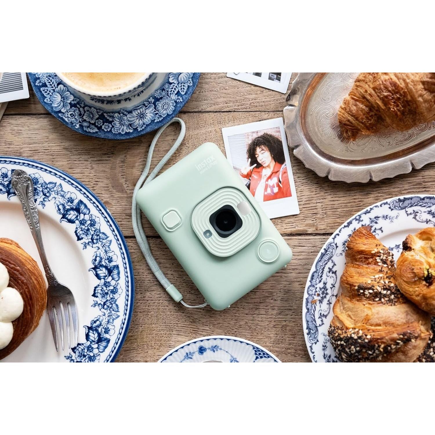 Buy FUJIFILM,INSTAX Mini LiPlay Hybrid Instant Camera - 2.7" LCD, Micro SD, USB-C Charging, Matcha Green - Gadcet UK | UK | London | Scotland | Wales| Near Me | Cheap | Pay In 3 | Instant Film Cameras