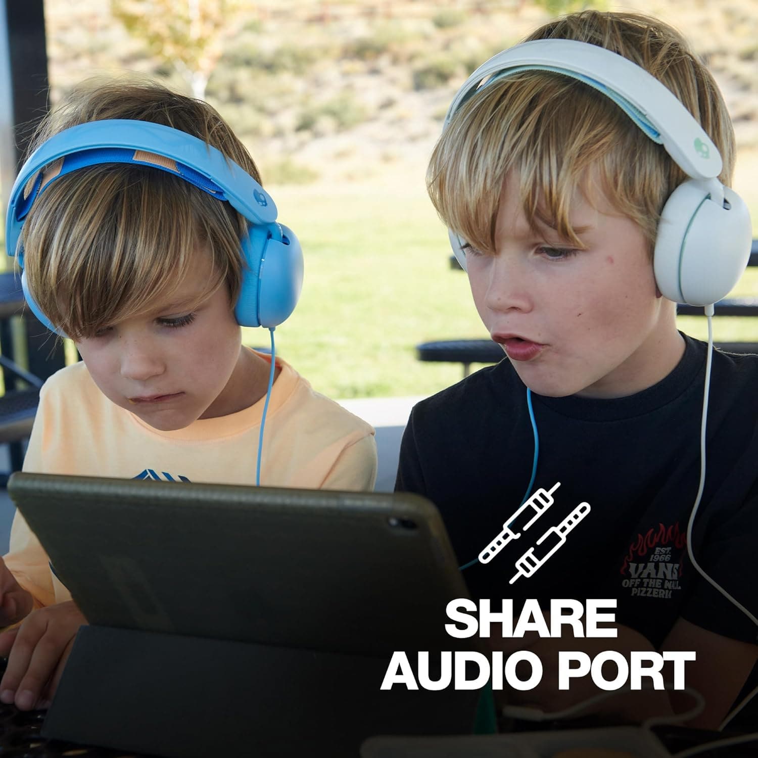 Buy Skullcandy,Skullcandy Grom Over-Ear Wired Headphones for Kids, Volume-Limiting, Share Audio Port, Microphone, Work with Bluetooth Devices and Computers - Bone Seafoam - Gadcet UK | UK | London | Scotland | Wales| Near Me | Cheap | Pay In 3 | Headphones & Headsets