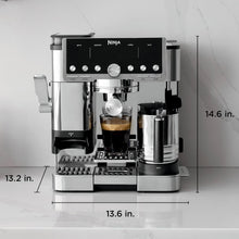 Ninja Luxe Café Pro ES701UK 3-in-1 Coffee Machine – Espresso, Filter Coffee & Cold Brew – Silver / Stainless Steel