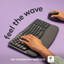 Logitech Wave Keys Wireless Ergonomic Keyboard – Graphite (UK English QWERTY)