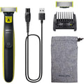 Buy Philips,Philips OneBlade Original Hybrid Face - Electric Beard Trimmer, Shaver. 1xOriginal Blade for face, 1x5in1 Adjustable Comb, 1 x Extra Original Blade, 1x Soft Pouch (Model QP2724/30) - Gadcet UK | UK | London | Scotland | Wales| Near Me | Cheap | Pay In 3 | Shaving & Grooming
