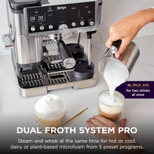 Ninja Luxe Café Pro ES701UK 3-in-1 Coffee Machine – Espresso, Filter Coffee & Cold Brew – Silver / Stainless Steel